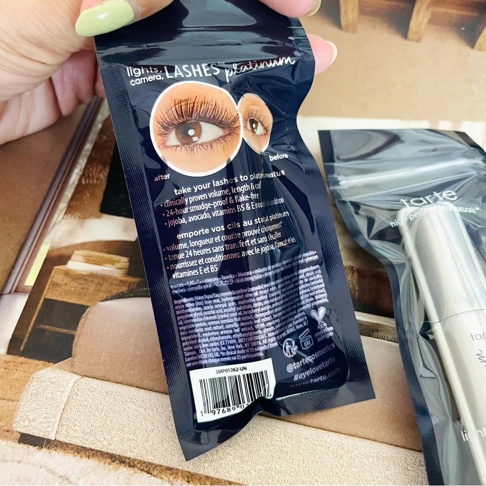 Tarte Lights camera lashes platinum‎ mascara bundle